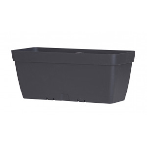 MACETA RECTANGULAR 40CM ANTRACITA CON...