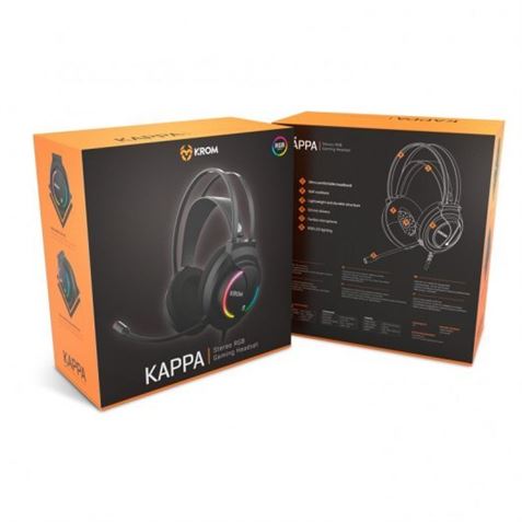 AURICULARES GAMING USB KROM KAPPA RGB - NXKROMKAPPA-2
