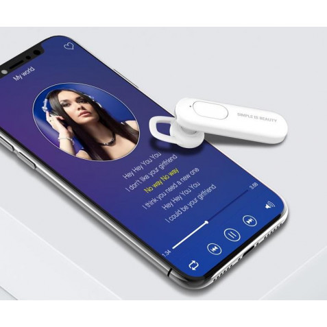 AURICULAR BE4 BLUETOOTH BLANCO XO
