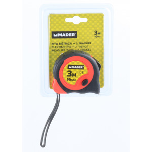 FLEXOMETRO, 3 Mtrs.X 16 mm. MADER