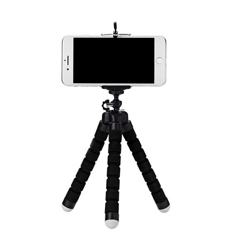 MINI TRÍPODE FLEXIBLE SMARTPHONE NEGRO - 54496-1