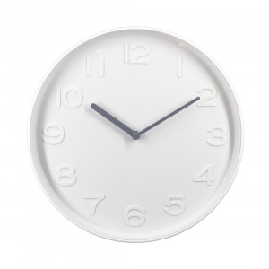 RELOJ DE PARED ALBA BLANCO 25