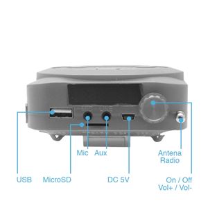 MEGÁFONO PORTÁTIL POCKETVOICE BLANCO BIWOND - BW0067-5