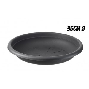PLATO PARA MACETA 35CM ANTRACITA...