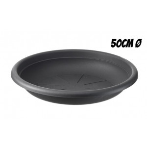 PLATO PARA MACETA 50CM ANTRACITA...