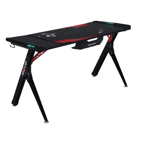 MESA GAMING PRO900 XL FIBRA CARBONO | LUZ RGB | MUVIP - MV0300-1