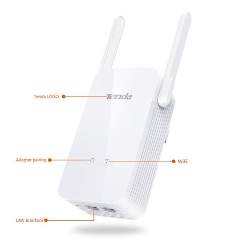 ADAPTADOR POWERLINE TENDA PA6 1000MBPS (GIGABIT) - PA6-1