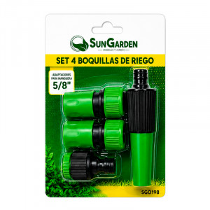 SET 4PCS BOQUILLA DE RIEGO +...