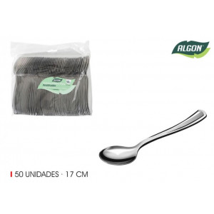 SET 50 CUCHARAS 17CM PLASTICO...