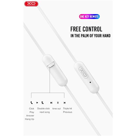 AURICULAR + MICROFONO EP18 MUSIC BLANCO XO - XOEP18WH-2