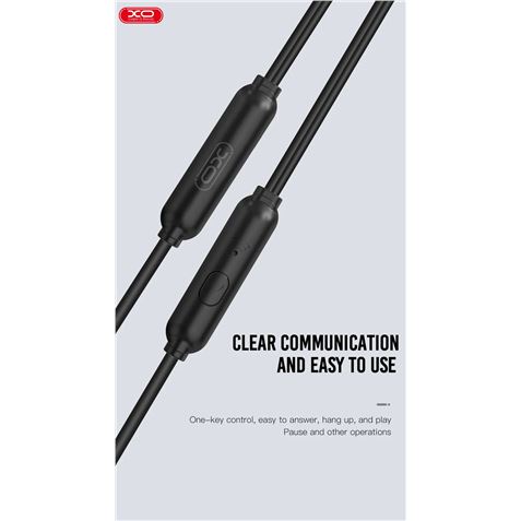 AURICULAR + MICROFONO EP26 MUSIC NEGRO XO - XOEP26-2