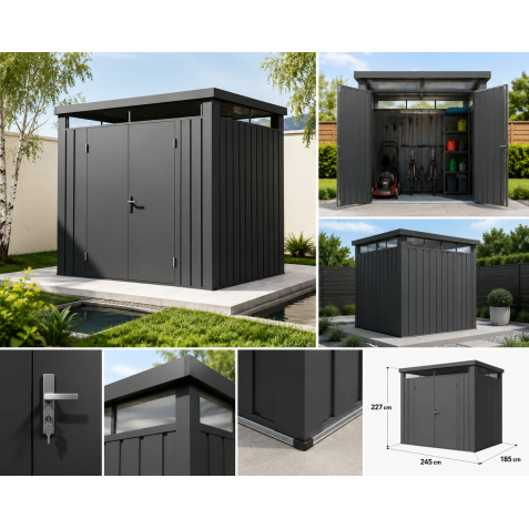 CASETA DE METAL PREMIUM 245X185X227CM...
