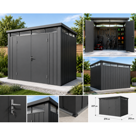 CASETA DE METAL PREMIUM 274X213X227CM...