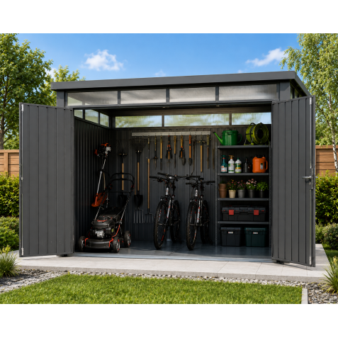 CASETA DE METAL PREMIUM 274X213X227CM...