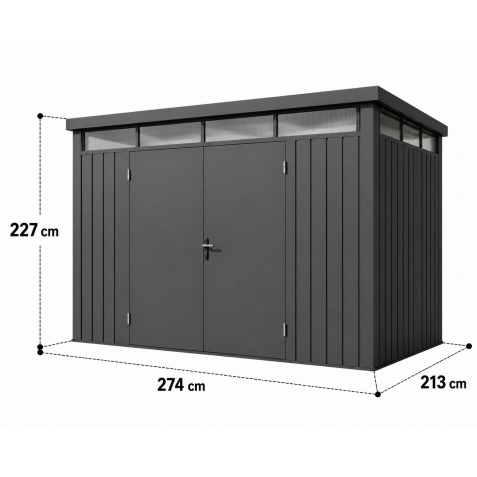CASETA DE METAL PREMIUM 274X213X227CM...