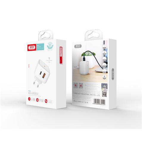 CARGADOR DE CORRIENTE L60 18W + QUICK CHARGE 3.0 XO - XOL60-1