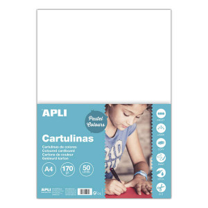 PACK 50 CARTULINAS A4 170GR COLOR...