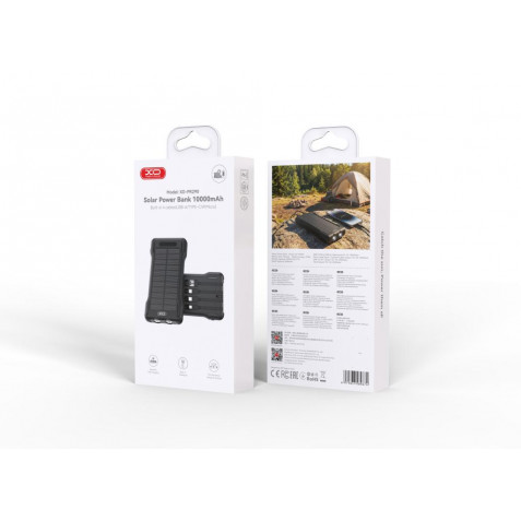 POWERBANK SOLAR 10000MAH 4 EN 1 NEGRO...