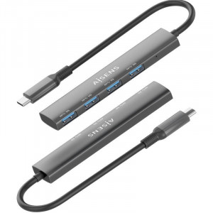 HUB TIPO C USB 3.0 4 PUERTOS AISENS