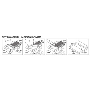 INGLETADORA DOBLE CORTE 210MM 1200W BLIM