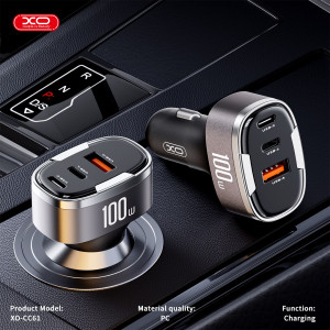 CARGADOR MECHERO CC61 3XUSB 100W XO