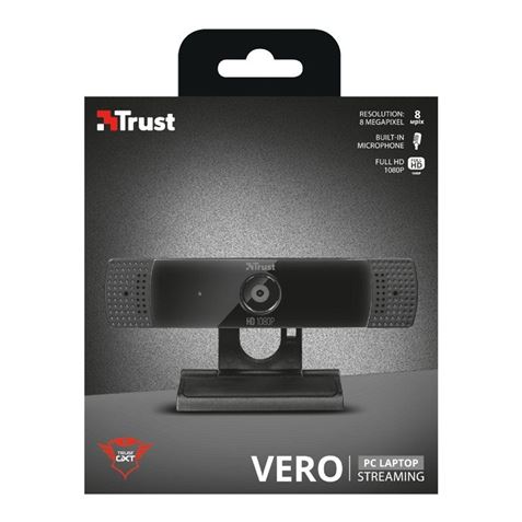 WEBCAM TRUST GAMING GXT 1160 VERO STREAMING | FHD | 8MP | USB - 22397-1