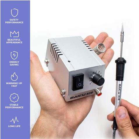 MINI ESTACION DE SOLDADURA 18W BAKU-938 - 91212-1