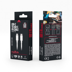 CABLE TIPO C A TIPO C 100W 2M BLANCO...
