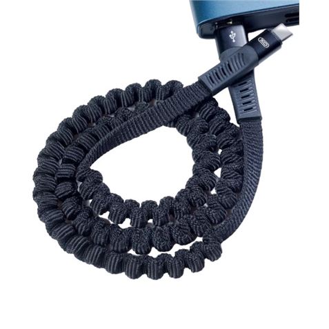 CABLE NB127 CARGA RAPIDA RESORTE USB - MICRO USB | 2.1A | 1 METRO |NEGRO XO - XONB127-2