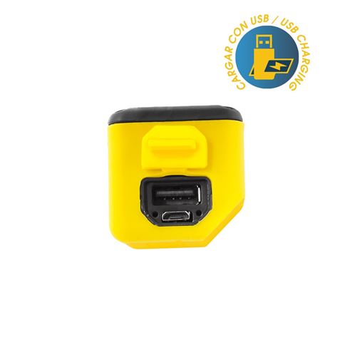 LINTERNA LED RECARGABLE CON USB E IMAN COB 300 LUMENS EDM - 36393_3