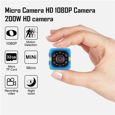 MINI VIDEOCAMARA FULL HD 1080P ROJA CON VISION NOCTURNA - 54298-2
