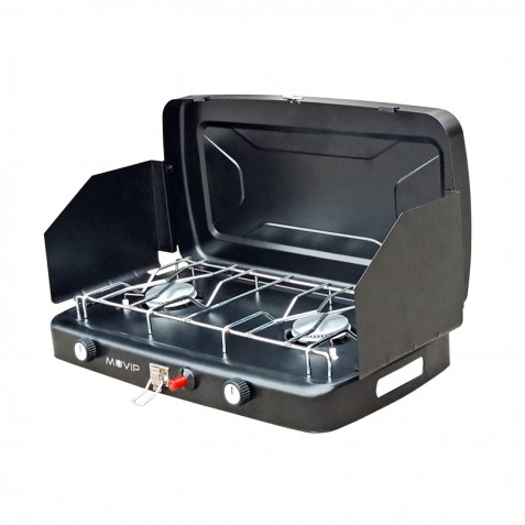 COCINA DE GAS 2 FUEGOS + PROTECTORES...