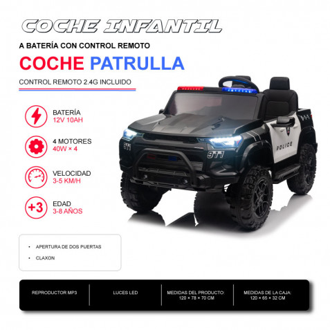 COCHE INFANTIL A BATERIA CON CONTROL...