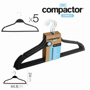 SET 5 PERCHAS SOFT TOUCH 44.8X0.5X24CM