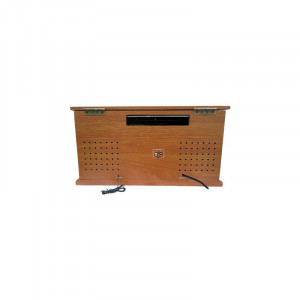 TOCADISCOS DE MADERA RETRO | CD | FM...
