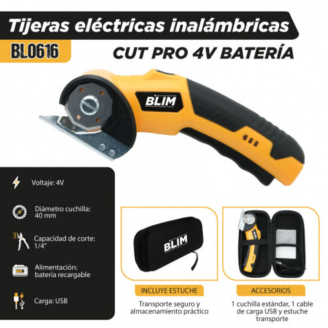 TIJERA ELÉCTRICA INALÁMBRICA CUT PRO...