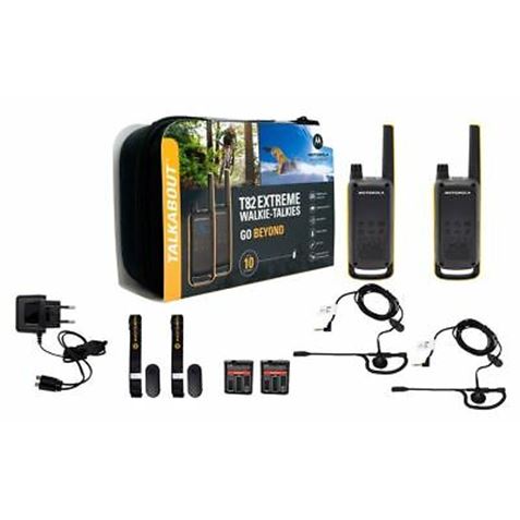 PACK 2 WALKIE-TALKIE MOTOROLA TLKR-T82EXTREME NEGRO - B8P00811YDEMAG-2