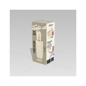 SET 5 CUCHILLOS ACERO INOXIDABLE +...