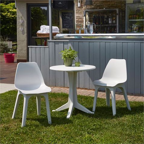 SILLA RESINA EOLO ANTRACITA 45,5X48,5X81CM - 78047-1