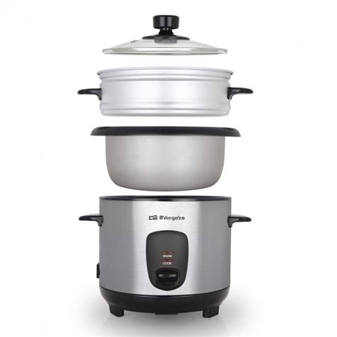 ARROCERA CO3025 400W 1L | ANTIADHERENTE | INOX ORBEGOZO - 17284-3