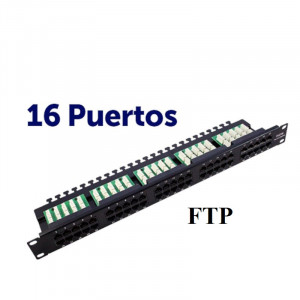 PANEL PARCHEO 16P KRONE 19" FTP CAT 6...