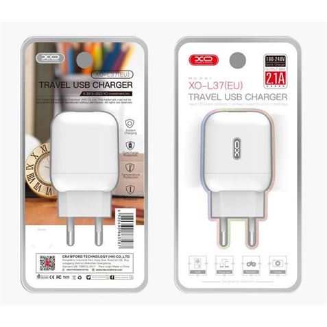 CARGADOR DE CORRIENTE L37 2.1A USB XO - XOL37-1