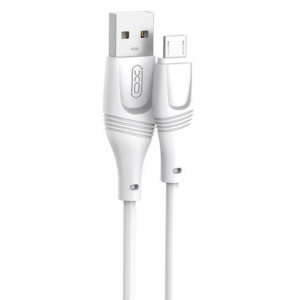 CABLE MICRO USB NB238 3 METROS BLANCO XO