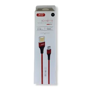 CABLE NB118 CARGA RAPIDA SLIM USB - MICRO USB | 2.1A | 1 METRO | NEGRO XO - XONB118COMUN