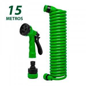 MANGUERA ESPIRAL DE JARDIN 15 METROS...
