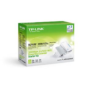 KIT EXTENSOR POWERLINE WIFI TP-LINK AV600 300MBPS (TL-WPA4220) - TL-WPA4220-1