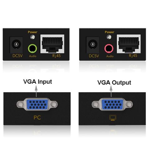 EXTENDER VGA 100 METROS UTP CROMAD - CR1014-2