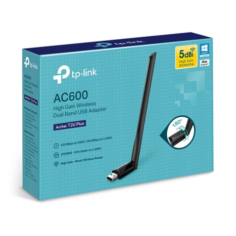 ADAPTADOR USB DOBLE BANDA AC600 ALTA GANANCIA TP-LINK - ARCHERPLUS-2