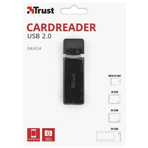 LECTOR DE TARJETAS NANGA USB2.0 TRUST - 21934-1