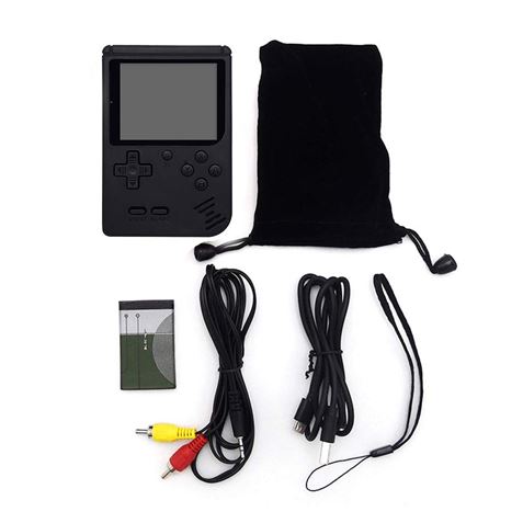 CONSOLA CLÁSICA PORTATIL 400 JUEGOS NEGRO - 53111-3